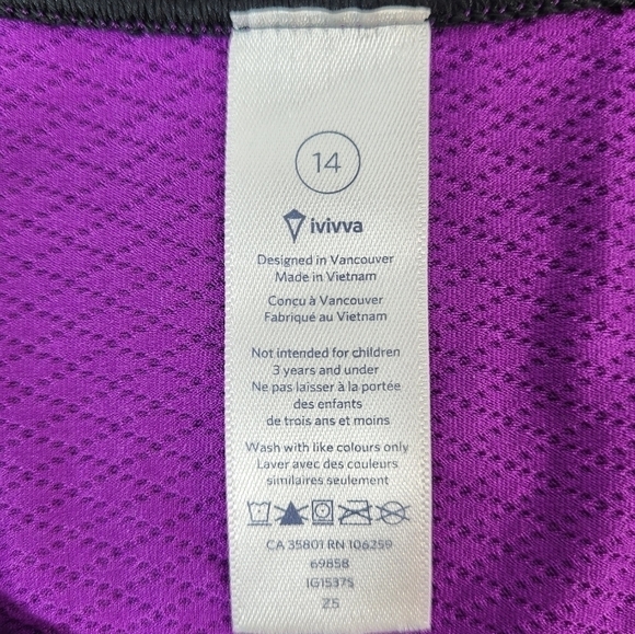Ivivva Blue & Purple Patterned Tank Top - Picture 4 of 6